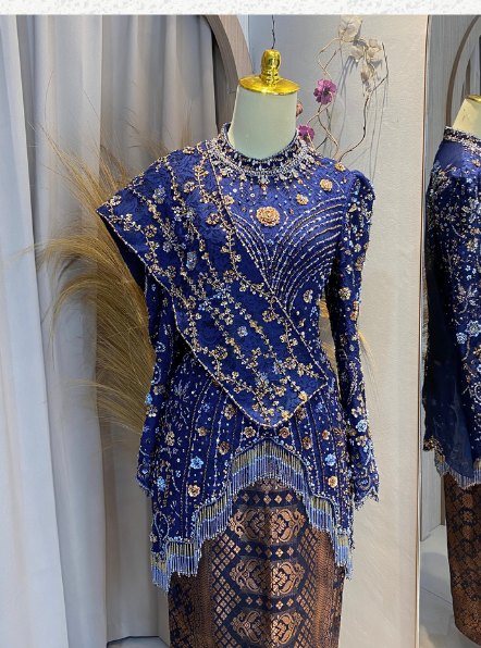 Kebaya Navy Kraton