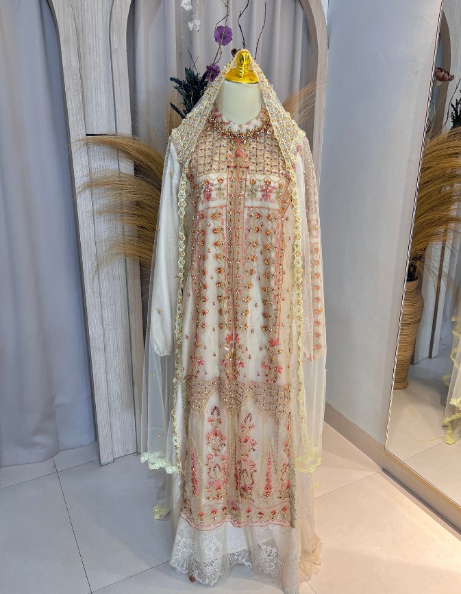 Mola Cream Dress