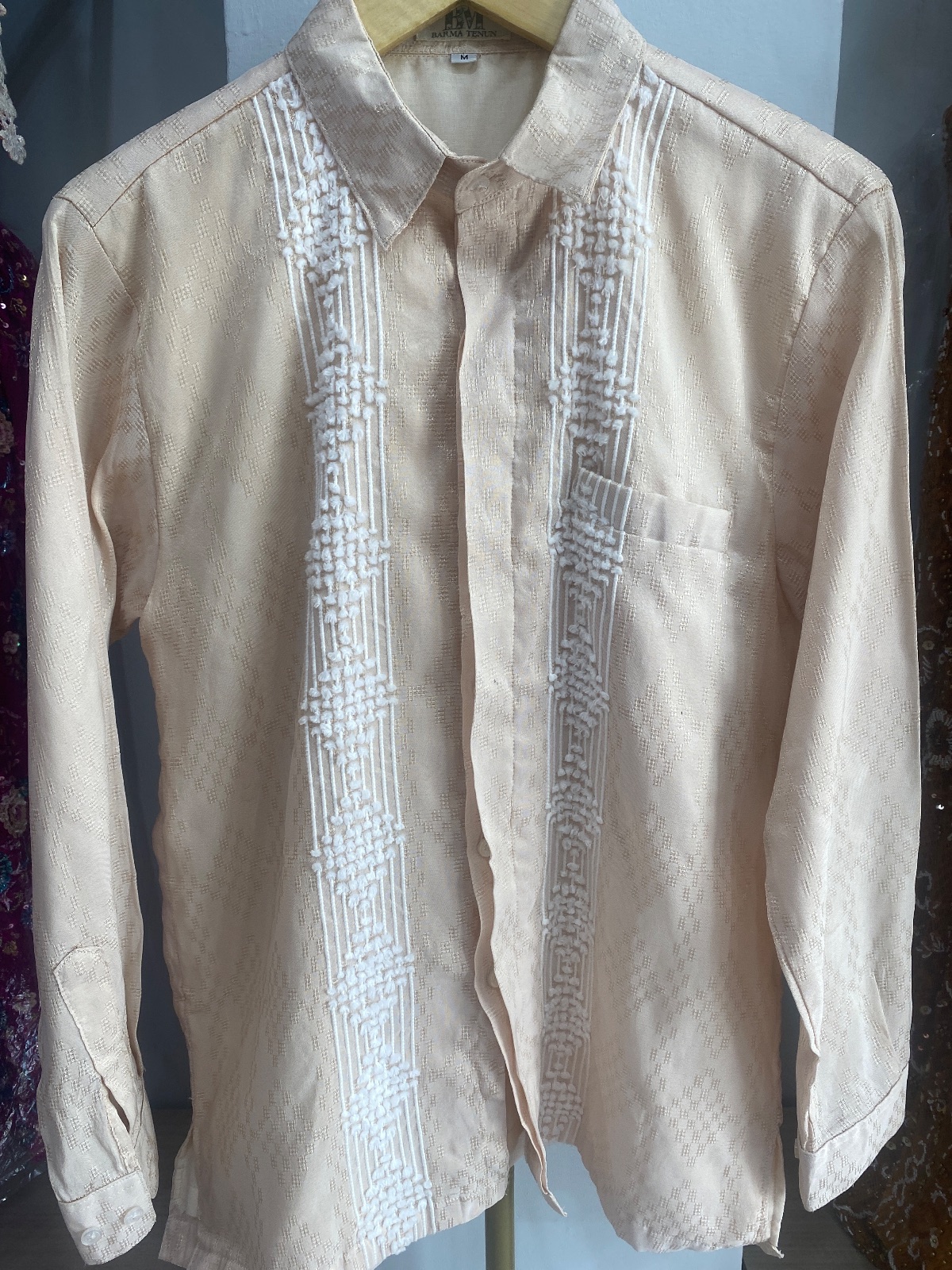 Kemeja Tenun Warm Cream (sz M)