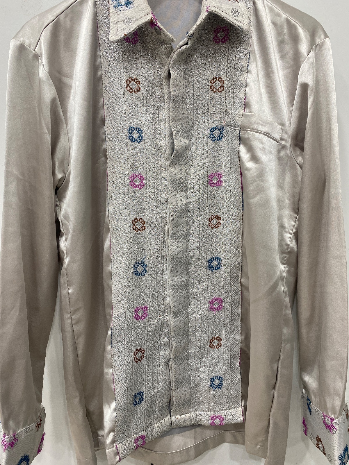 Kemeja Silver floral (sz M)