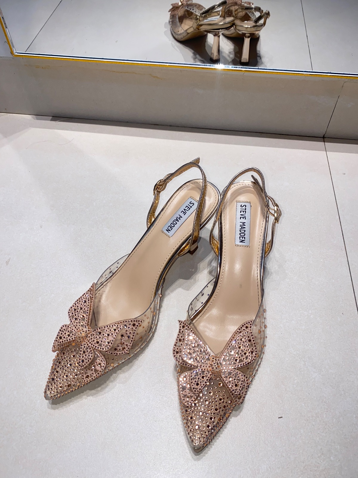 Heels Butterfly Rosegold (sz 36)