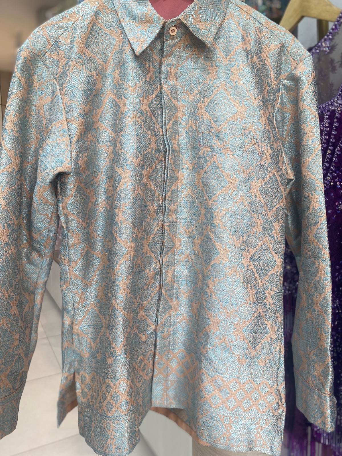 Kemeja Sky Peach (sz M)
