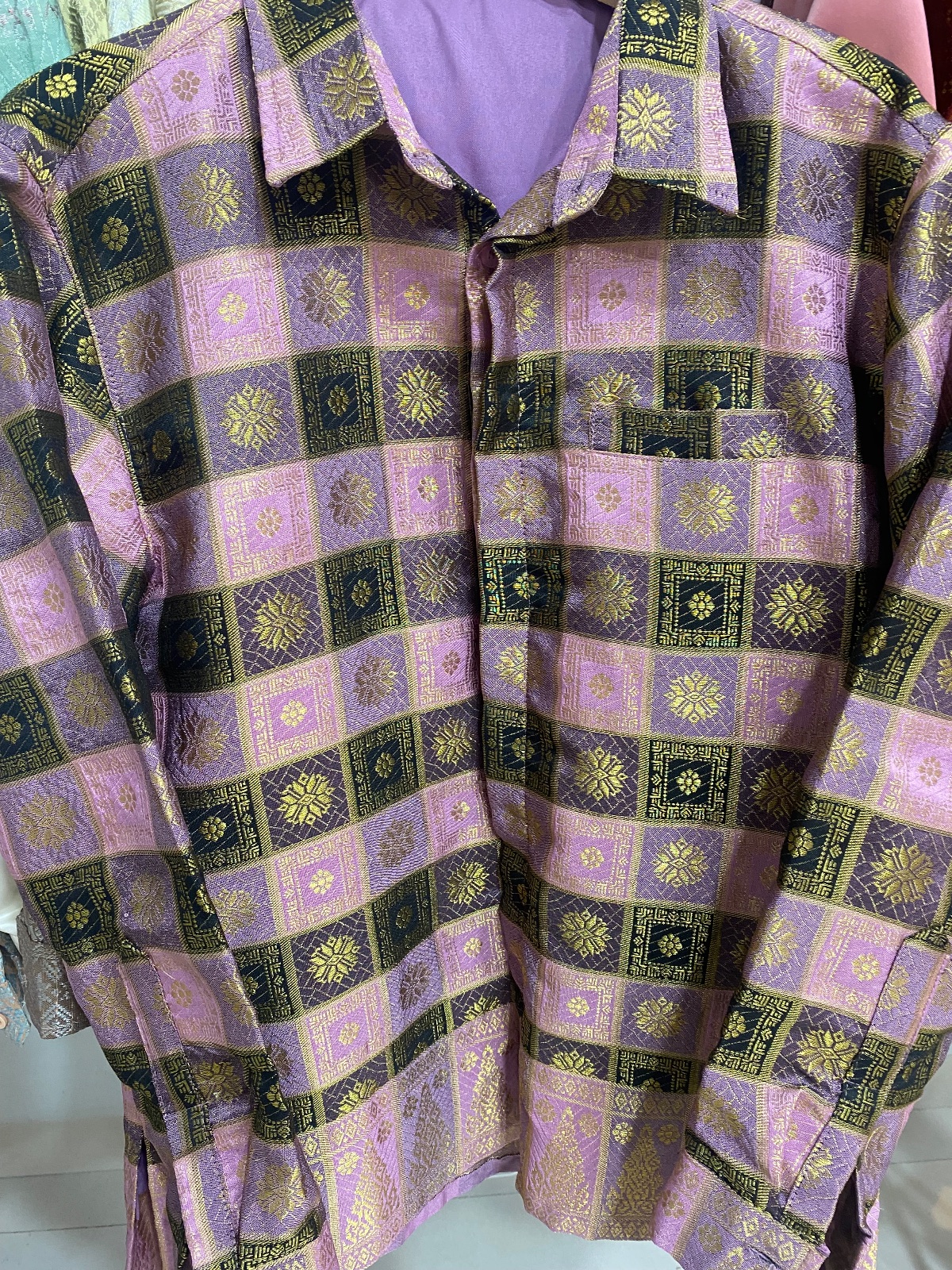 Kemeja Lavender Rasi Kencana sz M