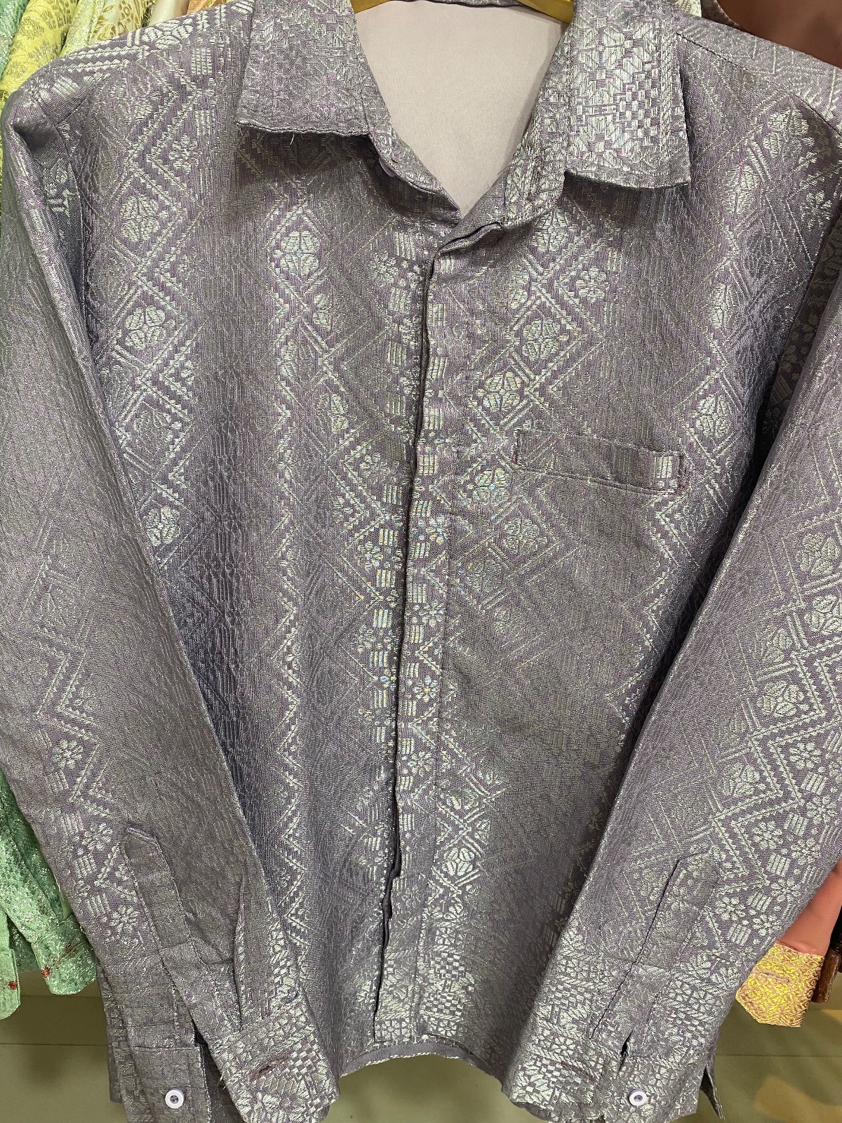 Kemeja Lilac Silver sz M
