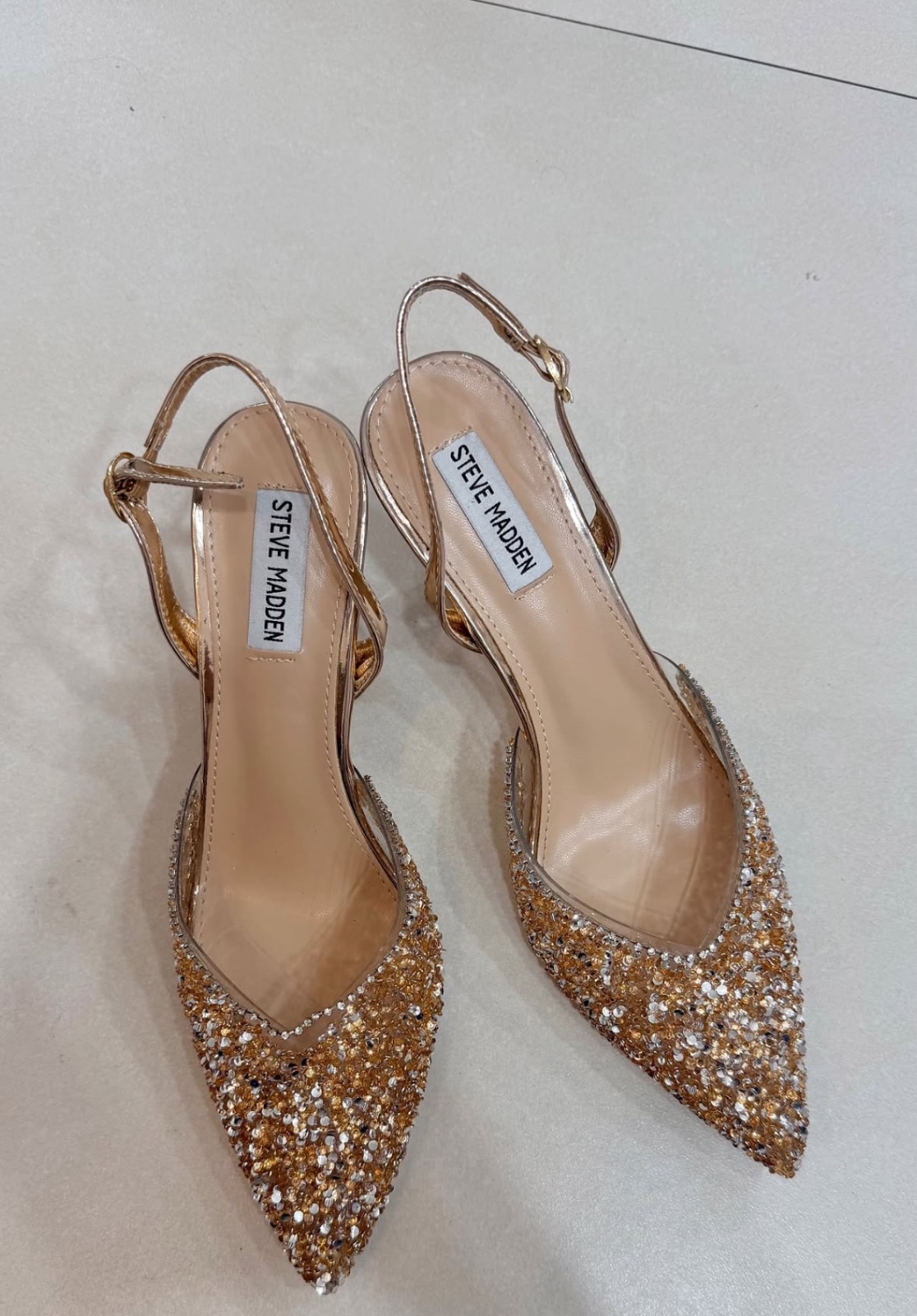 Heels Crystal Glitter (sz 38)