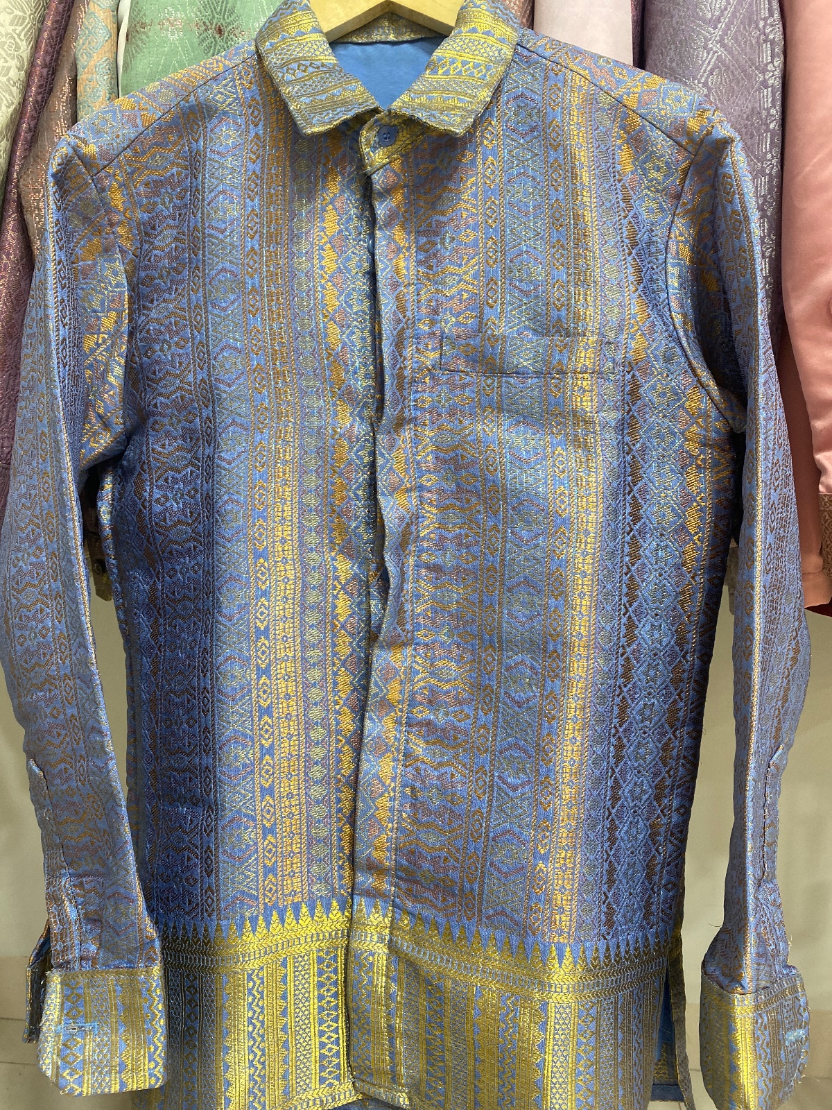 Kemeja Golden Twilight sz XL & L
