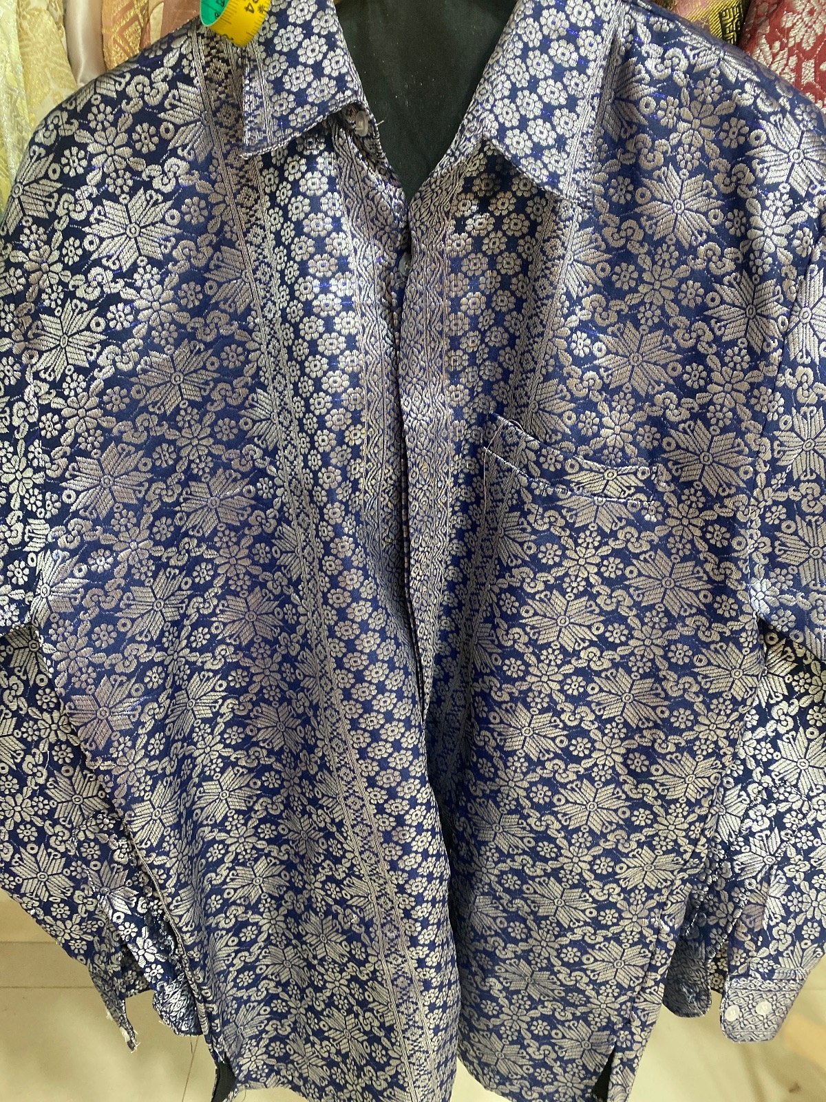 Kemeja Navi Silver Tunpal sz XL